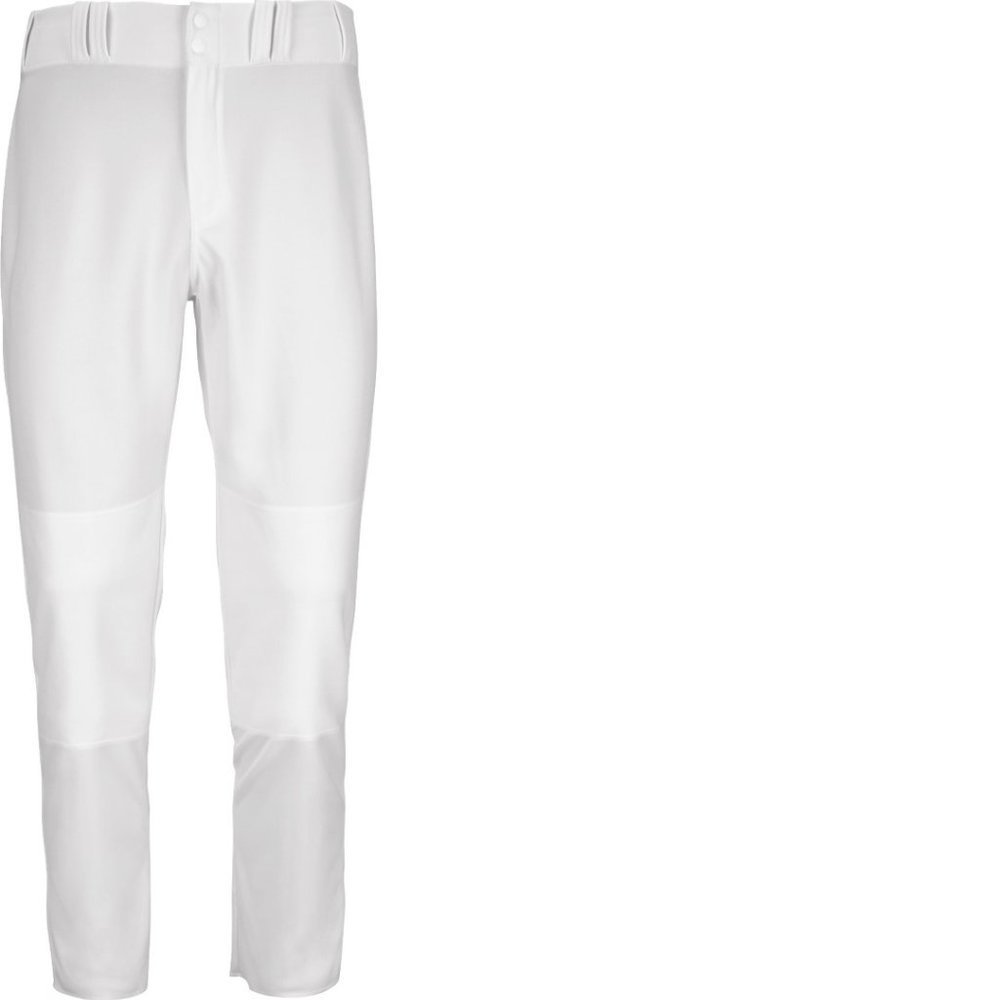 Mens Baseball Pants Majestic White 2XL Double Knees Pro Player Grip Waistband